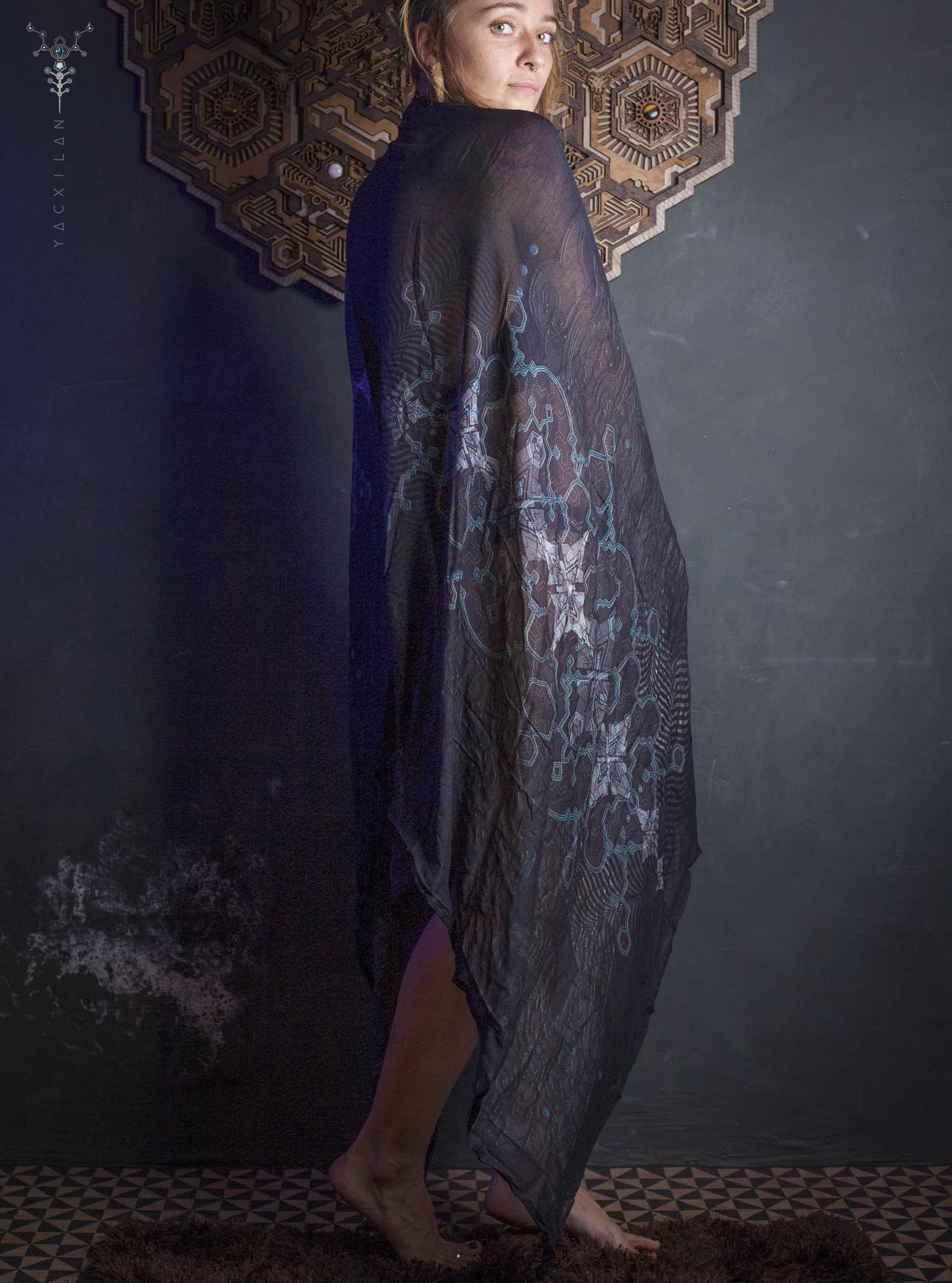 Scarf / Pareo Bamboo - THUNDERSPINE Yacxilan Artwear